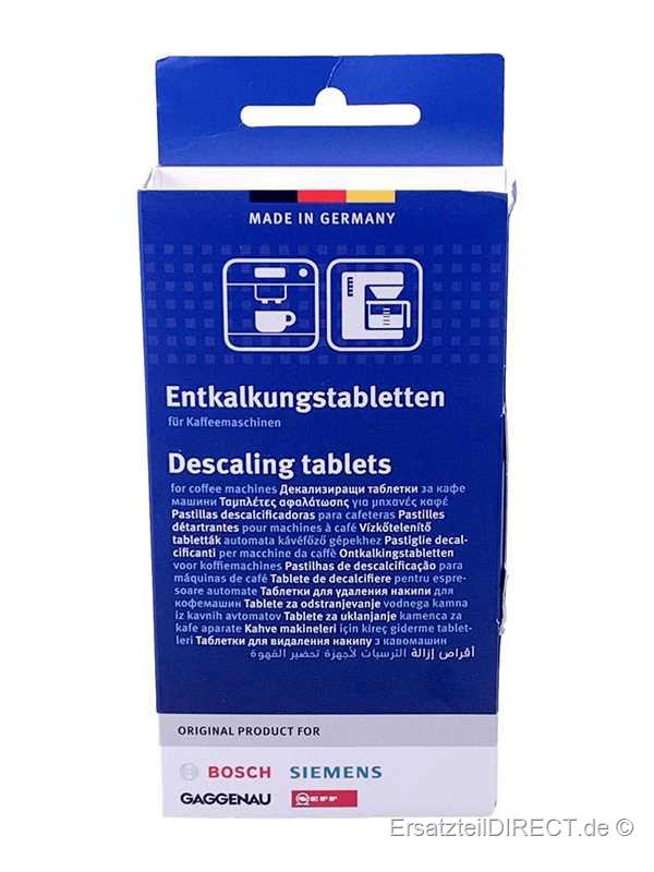 Bosch Kaffeemaschinen Entkalker Tabs 3x 36g