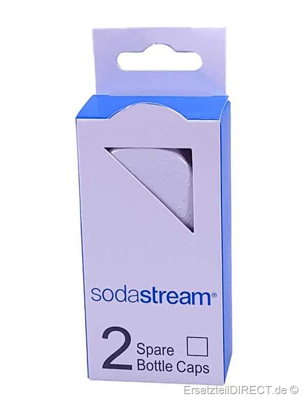 SodaStream Flaschenverschluß 2x Weiß PET / PEN