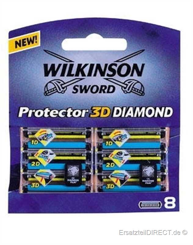 Wilkinson Ersatzklingen Protector 3D Diamond / 8er