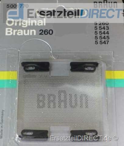 Braun Rasierer Scherblatt für Marcant /S Typ 260#