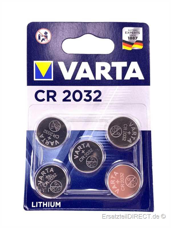 Varta Knopfzelle 5x Lithium CR2032 Batterie 3 Volt