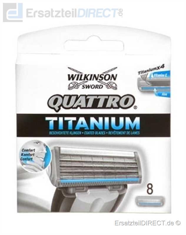 Wilkinson Ersatzklingen Quattro Titanium /8er-Pack