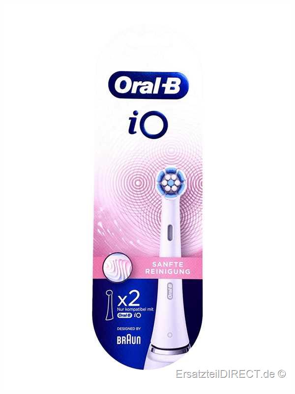 Oral-B Zahnbürsten iO 2x Sanfte Reinigung weiß