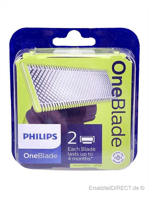 Philips Barttrimmer 2x OneBlade QP2520 6510 QP6520