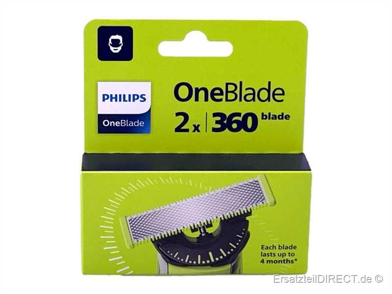 Philips Barttrimmer 2x OneBlade QP2520 6510 QP6520