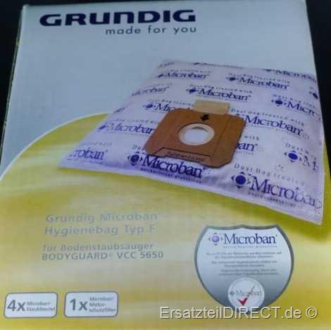 Grundig Staubsaugerbeutel Microban VCB56 - VCC5650