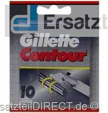 Gillette Ersatzklingen Contour / 10er-Pack