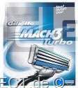 Gillette Ersatzklingen Mach3 Turbo / 12er-Pack #