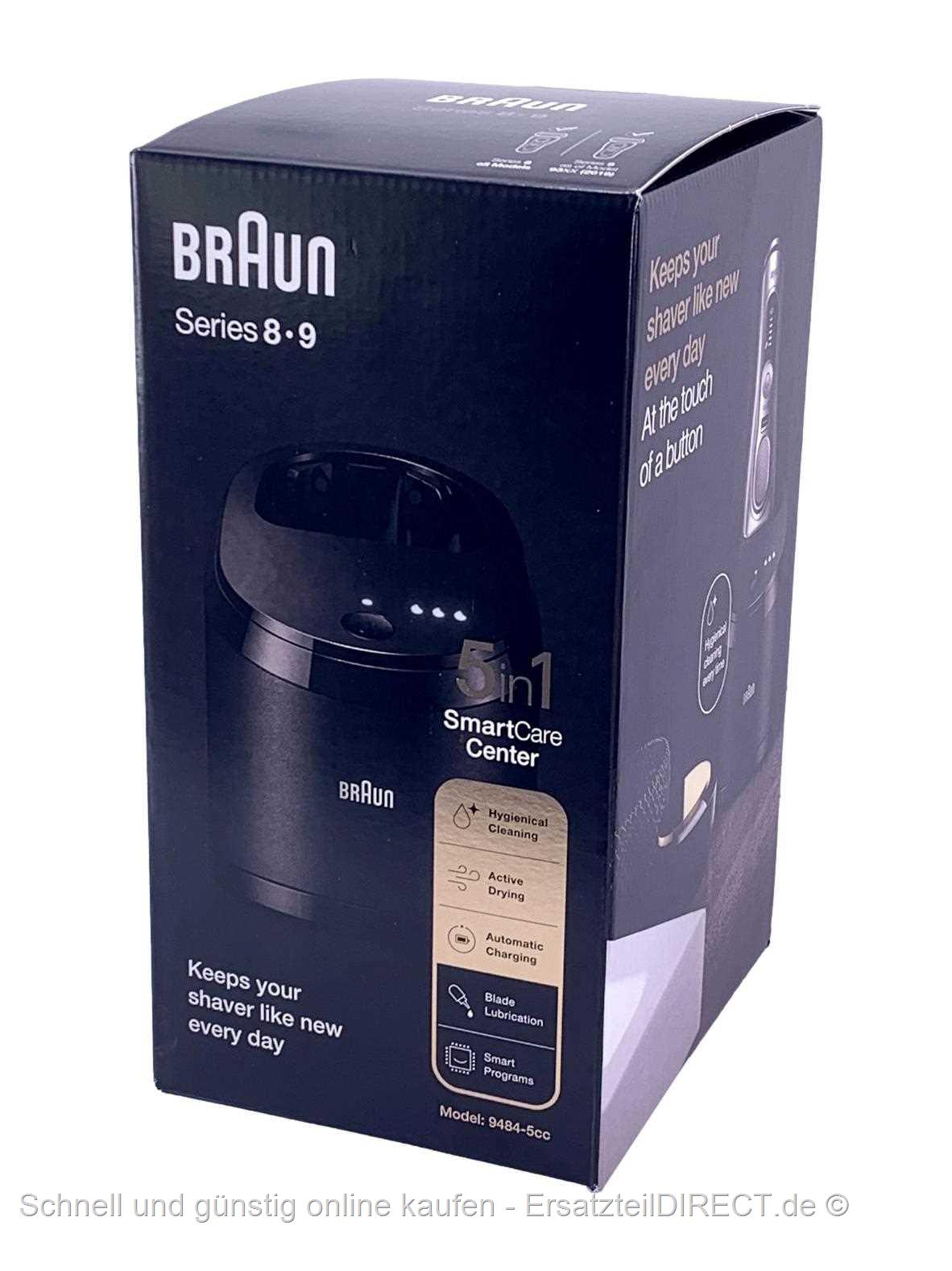 Braun 5-in-1 Reinigungsstation kompatibel mit den Braun Series 9 und Series  8 Elektrorasierern