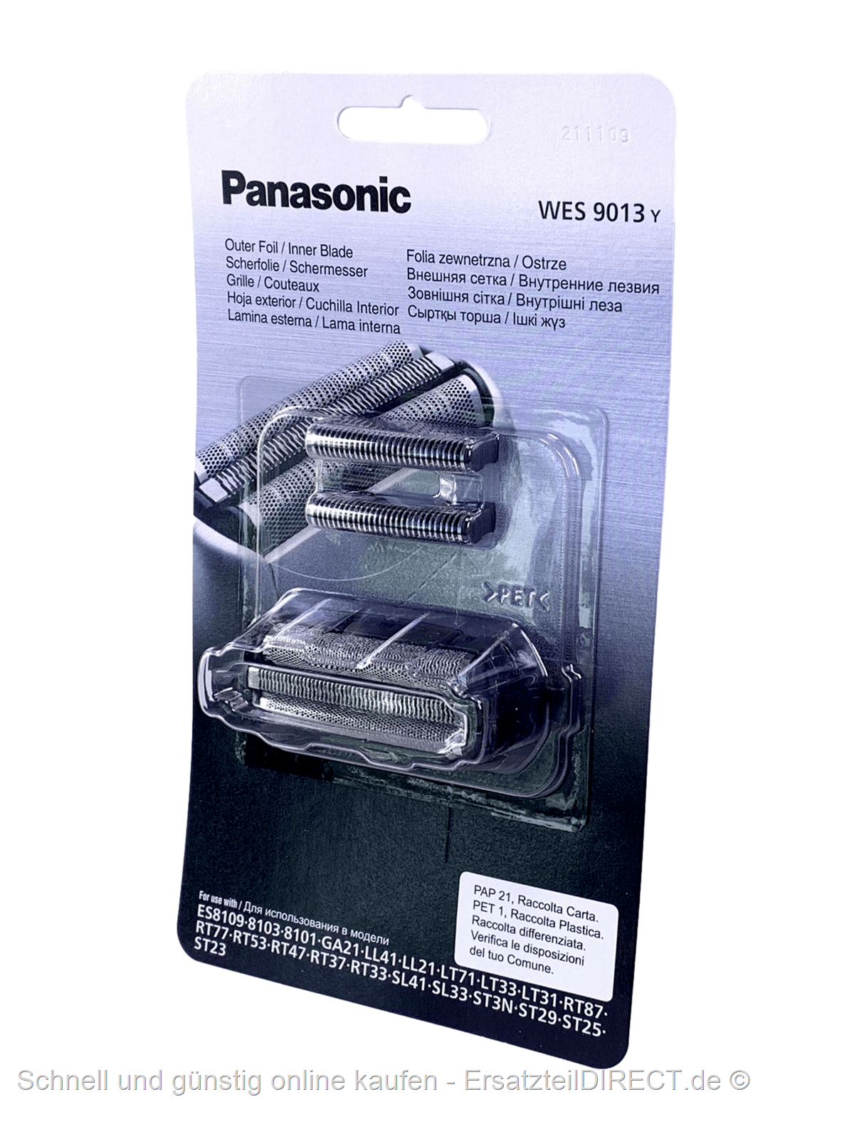 +Klingen Panasonic bei Scherfolien WES9013y WES9013 WES9013Y günstig kaufen Kombipack