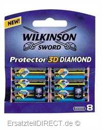 Wilkinson Ersatzklingen Protector 3D Diamond / 8er