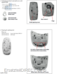 Philips Epilationskopf Head HP6511 Gerät 6491-6493