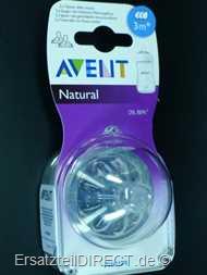 Avent Trinksauger Natural Sauger 3M+