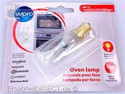 Wpro Backofen Lampe E14 230V 40W #