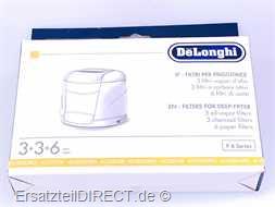 DeLonghi Fritteusen Filter-Set F6-12 / F626 F627