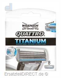 Wilkinson Ersatzklingen Quattro Titanium /8er-Pack