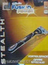 Gillette Fusion Power Stealth Naßrasierer +GEL ***