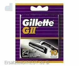 Gillette Ersatzklingen G II (GII / G2) / 10er-Pack
