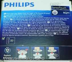 Philips Rasierer Scherkopf RQ11/40 SensoTouch 2D