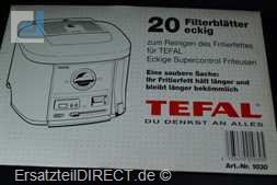 Tefal Friteuse Filterblätter 1030 (20 Stück) #