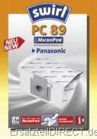 Swirl Staubsaugerbeutel PC89 MicroPor (Panasonic)#